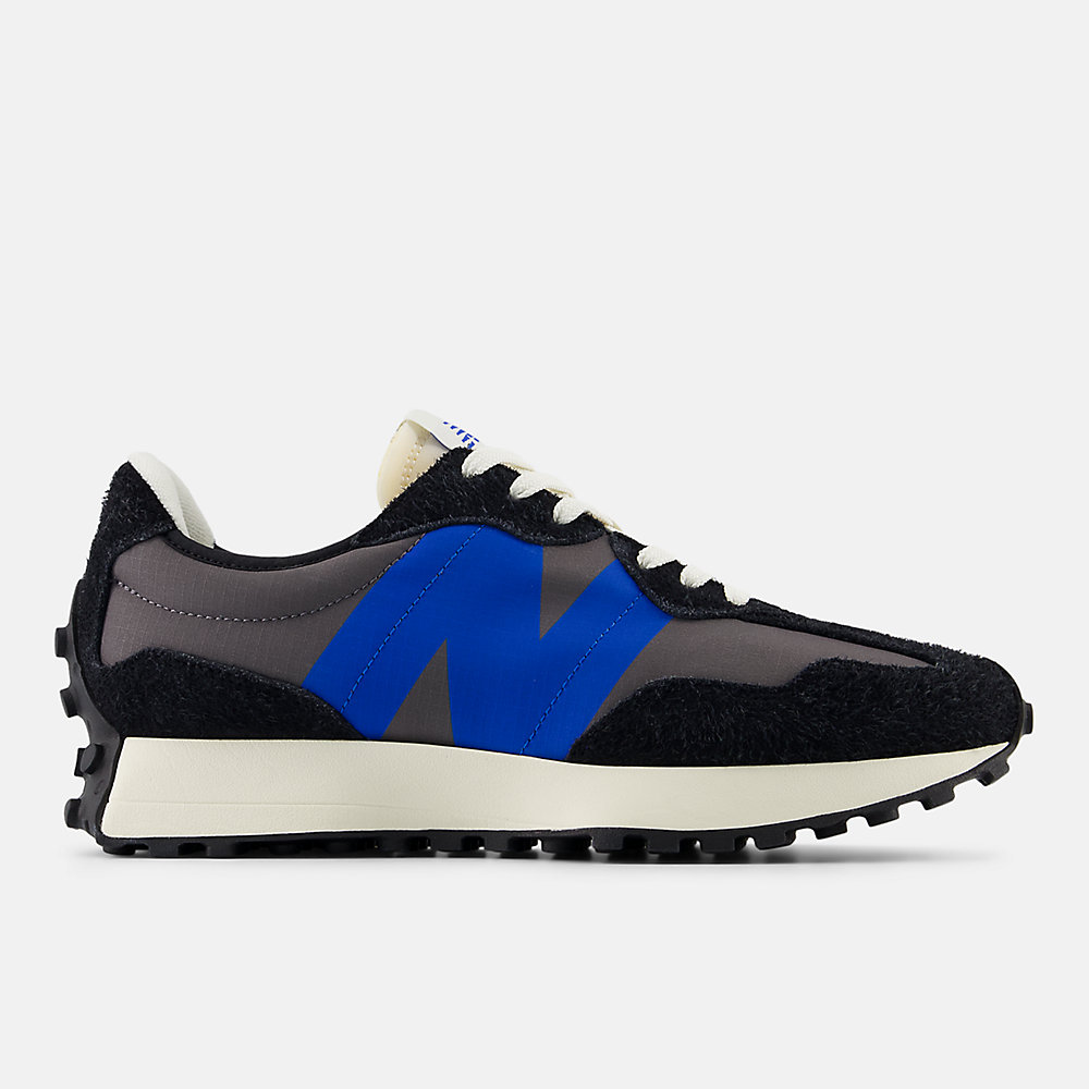 New Balance 327 Shoes Black with Neo Flame